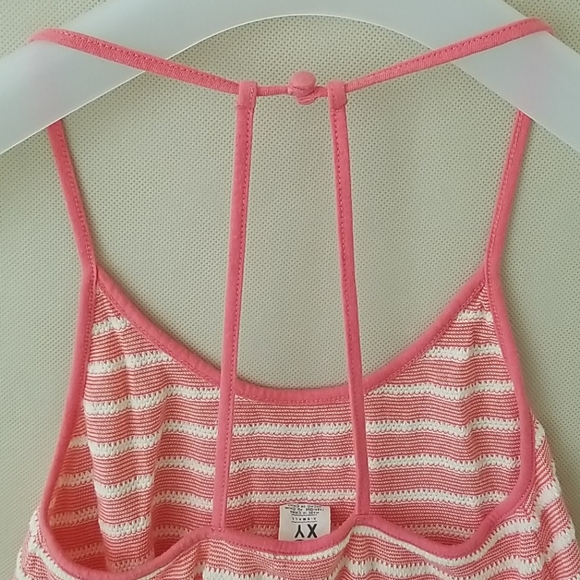 Roxy peachy pink tank knitted top - Picture 6 of 7